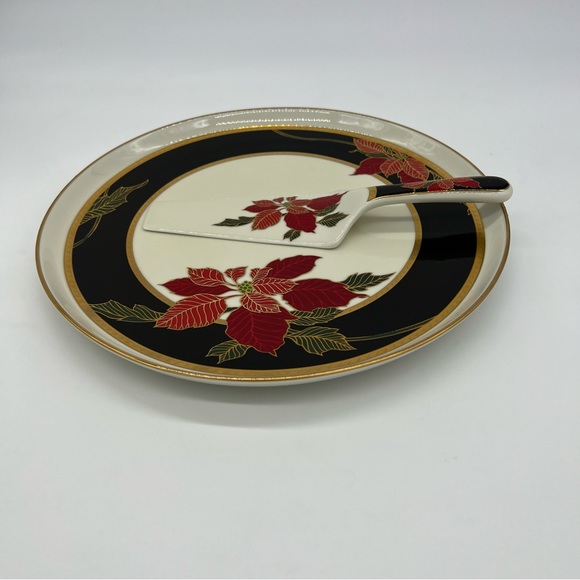 Mikasa Christmas Cake Plate and Server - Picture 3 of 12